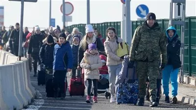 بولندا تستقبل 20 ألف لاجئ من أوكرانيا خلال 24 ساعة