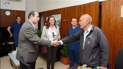 وفد بنك saib  يزور مركز مجدي يعقوب للقلب بالقاهرة 