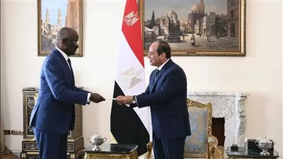 الرئيس السيسي يتسلم رسالة من نظيره الموريتاني حول تعزيز العلاقات الثنائية