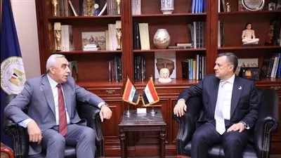  وزير السياحة والآثار يبحث مع سفير العراق بالقاهرة أوجه التعاون المشترك 