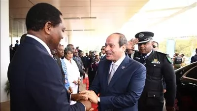الرئيس السيسي يصل إلى مقر انعقاد قمة الكوميسا بالعاصمة الزامبية لوساكا
