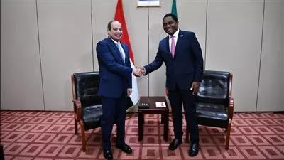 الرئيس السيسي يستقبل نظيره الزامبي قبيل انطلاق قمة «الكوميسا»