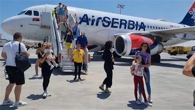 «آير صربيا» تبدأ تسيير رحلات طيران إلى مرسى مطروح 