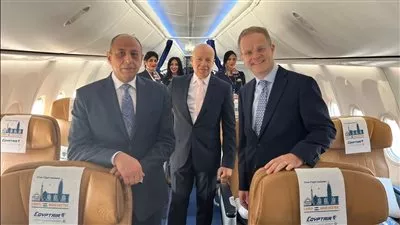 إنطلاق أولى رحلات شركة مصر للطيران إلى مدينة مانشستر بالمملكة المتحدة