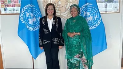 وزيرة التخطيط تبحث سبل التعاون مع نائبة الأمين العام للأمم المتحدة