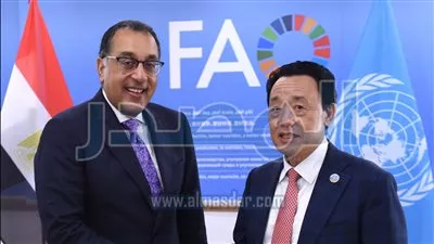 رئيس الوزراء يؤكد أهمية استمرار التعاون مع «الفاو» لخدمة الأهداف التنموية المشتركة 