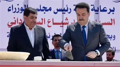 وضع حجر أساس أول خط سكة حديد يربط العراق مع إيران
