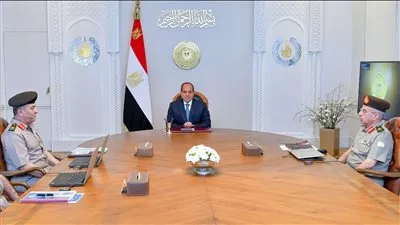 السيسي يتابع الموقف التنفيذي لعدد من مشروعات جهاز الخدمة الوطنية