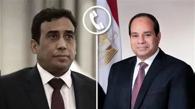  السيسي يؤكد لـ«المنفي» تضامن مصر الكامل مع الأشقاء في ليبيا