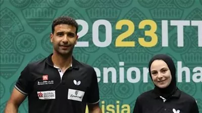 وزير الرياضة يهنئ ثنائي منتخب تنس الطاولة لفوزهم ببطولة أفريقيا