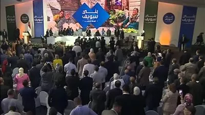 الرئيس السيسي يفتتح عددًا من المشروعات التنموية في بني سويف