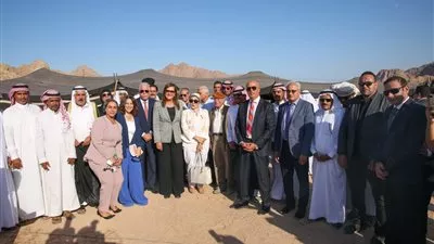 الاتحاد المصري لتمويل المشروعات المتوسطة والصغيرة يدشن مشروع تطوير قرية منحر الناقة