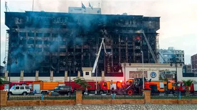 النيابة العامة تصدر بيانا بشأن حريق مديرية امن الاسماعيلية