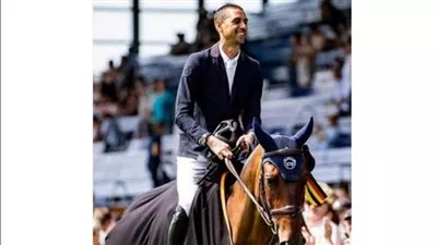 وزير الرياضة يهنئ الفارس المصري نايل نصار بذهبية الجائزة الكبرى في أمريكا