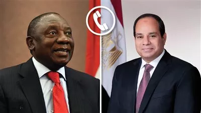 السيسي ورئيس جنوب أفريقيا يبحثان هاتفيا جهود وقف التصعيد العسكري في غزة