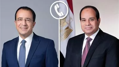 السيسي يبحث مع نظيره القبرصي تطورات العمليات العسكرية الإسرائيلية بقطاع غزة