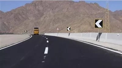  فتح طريق شرم الشيخ - دهب لحركة السير بعد إصلاح آثار السيول