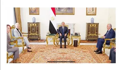 الرئيس السيسي يستقبل المديرة التنفيذية لبرنامج الغذاء العالمي