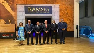 افتتاح معرض رمسيس وذهب الفراعنة بمتحف استراليا في مدينة سيدني 