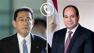  السيسي يبحث هاتفيًا مع رئيس وزراء اليابان سبل تهدئة التصعيد في غزة