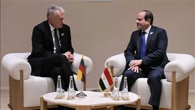 الرئيس السيسي يبحث مع نظيره الليتواني تكثيف التعاون المشترك بمختلف المجالات