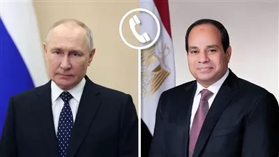  الرئيس السيسي ونظيره الروسي يؤكدان أهمية تضافر الجهود للوصول لتسوية عادلة للقضية الفلسطينية