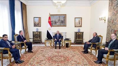 الرئيس السيسي يبحث مع وزير خارجية بريطانيا تطورات الأوضاع في قطاع غزة