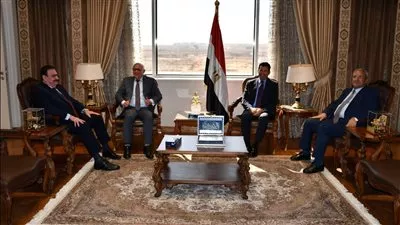 وزير الشباب والرياضة يتابع تطورات أعمال استاد النادي المصري ببورسعيد