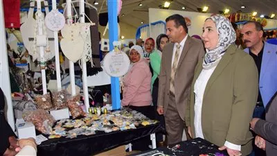 وزيرة التضامن الاجتماعي تفتتح معرض «ديارنا» للحرف اليدوية والتراثية بالأقصر 