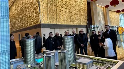 وزير الإسكان يتفقد منطقة الأعمال المركزية التابعة لمركز التجارة العالمي الصيني