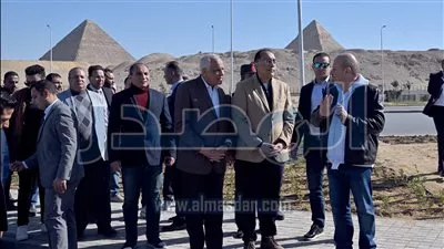 رئيس الوزراء يتفقد مشروعات تطوير المنطقة المحيطة بالمتحف المصري الكبير 