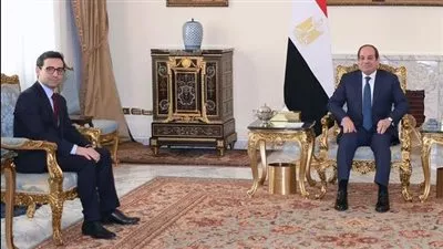  الرئيس السيسي ووزير الخارجية الفرنسي يؤكدان رفضهما تهجير الفلسطينيين من أراضيهم