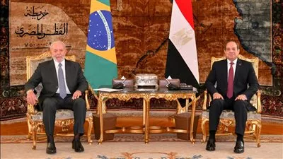 مراسم استقبال رسمية للرئيس البرازيلي لولا دا سيلفا  بقصر الاتحادية