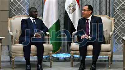 رئيس الوزراء يؤكد الحرص على تعزيز التعاون المشترك بين مصر وكوت ديفوار 