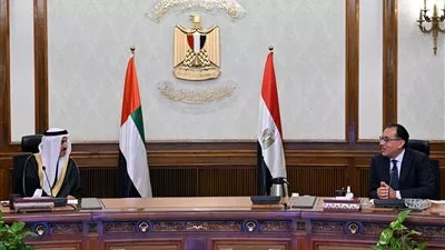 مدبولي يلتقي رئيس المجلس الوطني الاتحادي الإماراتي