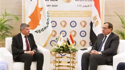 وزير البترول يبحث تعزيز التعاون مع قبرص فى مجال الغاز الطبيعي