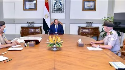السيسى يستعرض الموقف التنفيذي للأعمال الإنشائية بالعاصمة الإدارية