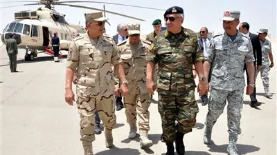 انطلاق التدريب المصري اليوناني 