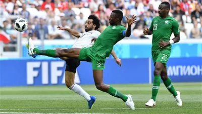 السعودية تفوز على مصر فى الوقت القاتل بكأس العالم