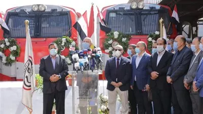 وزير النقل يشهد انطلاق قطارات السكة الحديد الجديدة عالية المستوى
