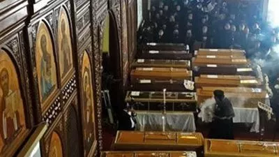 تشييع جنازة الشهيدة الـ25 في حادث الكنيسة البطرسية بالكاتدرائية المرقسية