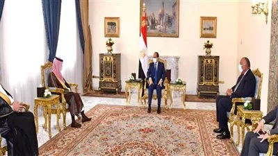 السيسى يبحث مع وزير الخارجية السعودى تعزيز العلاقات الثنائية