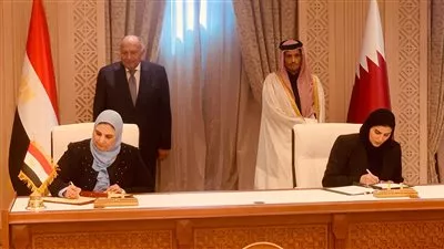 توقيع مذكرة تفاهم في مجالات الشئون الاجتماعية بين مصر وقطر