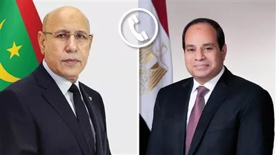 الرئيس السيسي يجري اتصالاً هاتفياً بنظيره الموريتاني للتهنئة برئاسة الاتحاد الأفريقي 