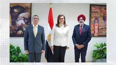 وزيرة التخطيط تبحث سبل التعاون مع وفد هندي رفيع المستوى