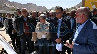 رئيس الوزراء يتابع المراحل النهائية لمشروعات تطوير موقع «التجلي الأعظم»