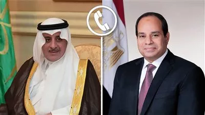 السيسي يتلقى اتصالاً هاتفياً من الأمير فهد بن سلطان بن عبد العزيز