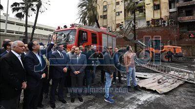 «مدبولي»: الحكومة ستتحمل تكلفة إعادة الوضع لأصله في حريق العمرانية
