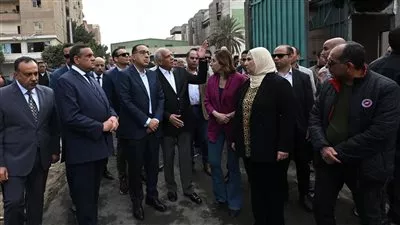 وزيرة التضامن توجه بصرف إعانة فورية للأسر المضارة من حريق العمرانية