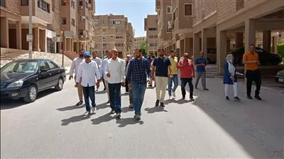 جولة تفقدية لمسؤولي المدن الجديدة لمتابعة مشروعات رفع الكفاءة والتطوير 